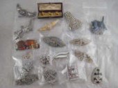 A mixed lot comprising silver