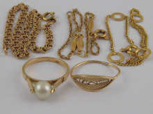 A mixed lot comprising three yellow