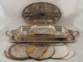 A mixed lot comprising two sil