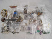 A mixed lot including a diamond set