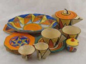 A mixed lot of Clarice Cliff p