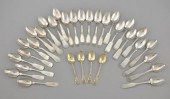 A Mixed Lot of Coin Silver Tea