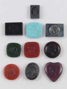 A mixed lot of ten unmounted
