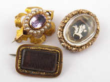 A mixed lot of three antique