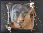 A MIXED MEDIA AND TERRACOTTA M