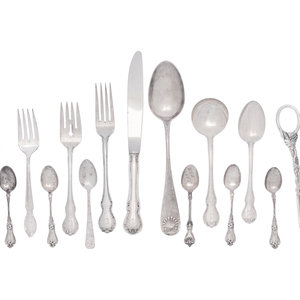 A Mixed Silver and Silver-Plate