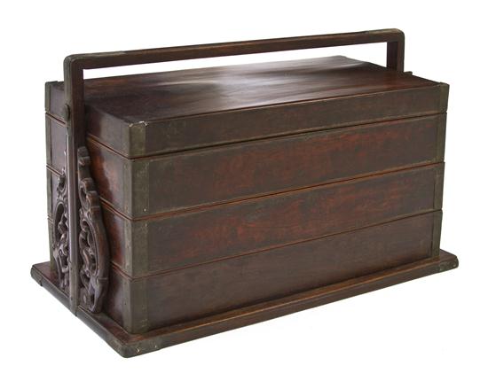A Mixed Woods Tiered Box with
