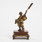 A Miyao Bronze Figure of a Boy