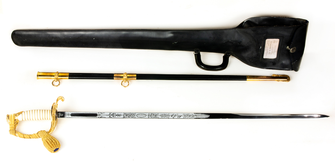 A MIYAZIMA & CO NAVAL DRESS SWORD A