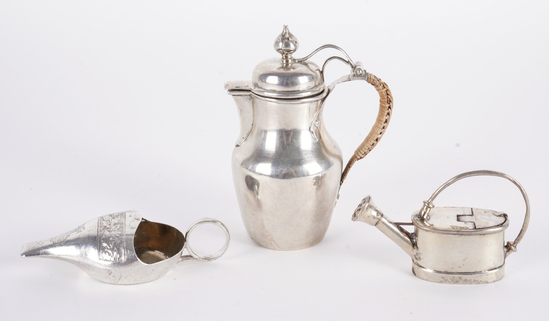 A MOCHA POT, A MEDICINE FEEDER