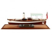 A model steam launch by Keith