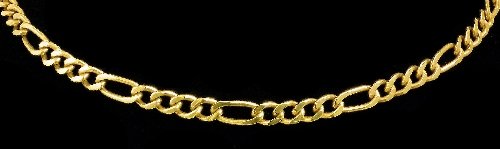 A modern 18ct gold 450mm chain