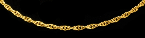 A modern 18ct gold 700mm chain link