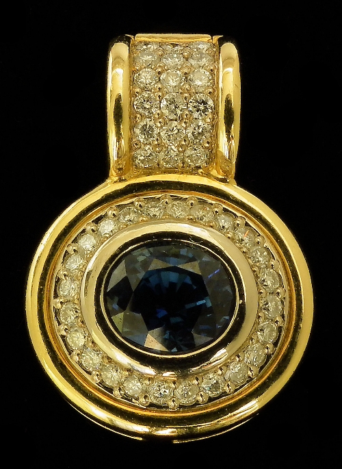 A modern 18ct white and yellow gold