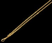 A modern 9ct gold 1480mm longa