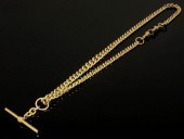 A modern 9ct gold 450mm Albert
