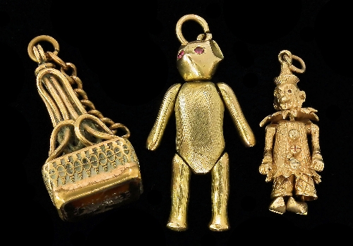 A modern 9ct gold articulated