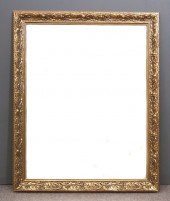 A modern gilt framed rectangul