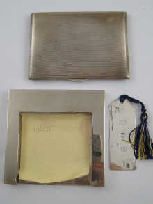 A modern hallmarked silver book