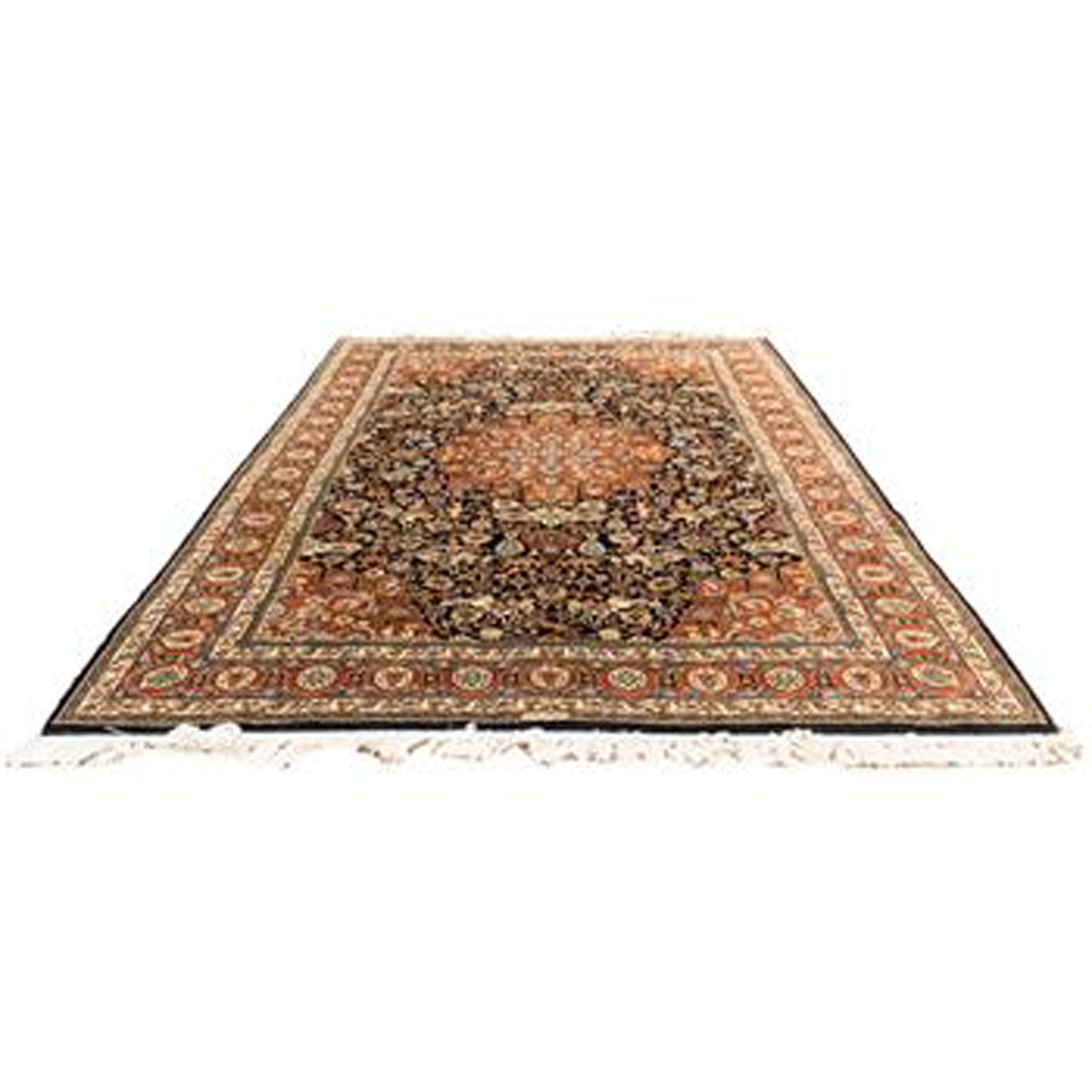 A MODERN INDO-TABRIZ CARPET,