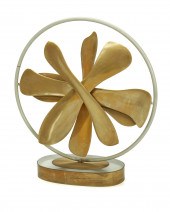 A MODERN METAL AND ACRYLIC KIN