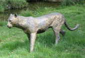 A modern near lifesize bronze