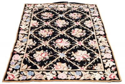 A modern needlepoint rug