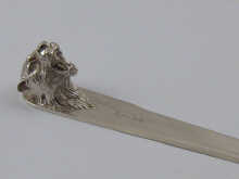 A modern silver letter opener