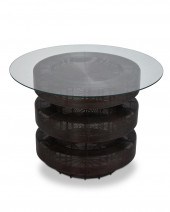 A MODERN SPOKE COFFEE TABLEA m