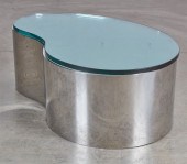 A MODERNIST CHROME & MIRRORED