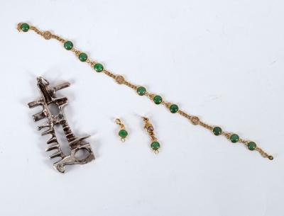 A modernist Maltese silver pendant,