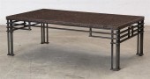 A MODERNIST PMETAL AND GRANITE