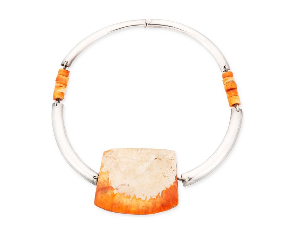 A MODERNIST-STYLE SILVER AND