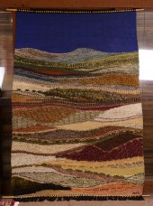 A MODERNIST WOOL TAPESTRY A Mo