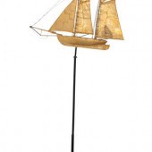 A Molded and Gilt Copper Ketch