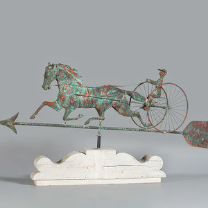 A Molded Copper and Cast Zinc