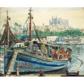A. Molina, 20th c - Palma Cath