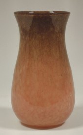 A Monart glass vase of waisted