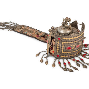 A Mongolian Silver Mounted