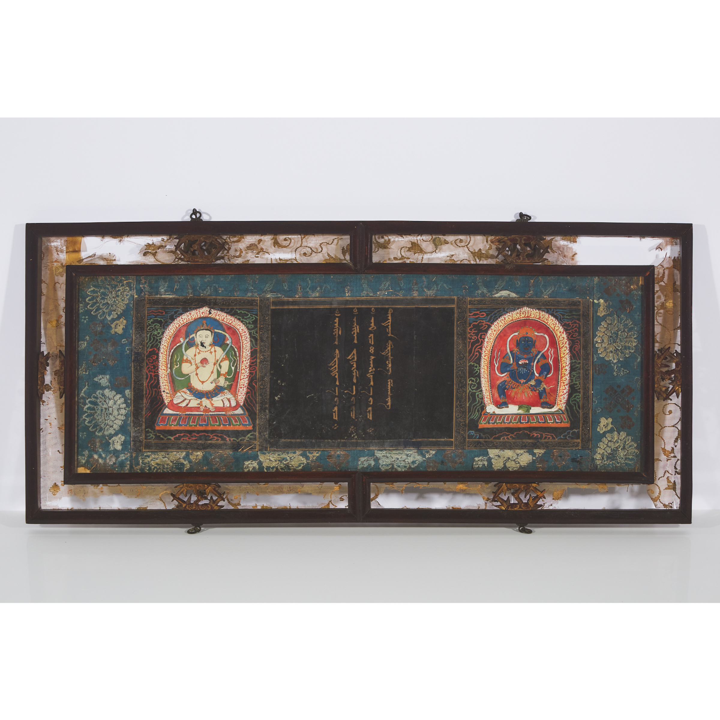 A Mongolian Sutra Page of Yellow