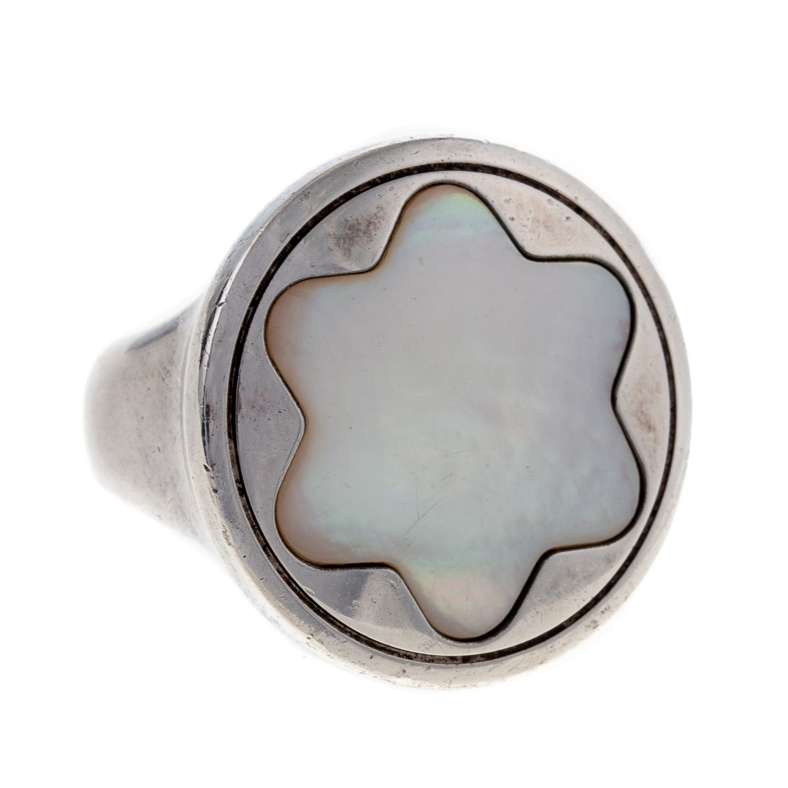 A MONTBLANC STERLING SILVER STAR