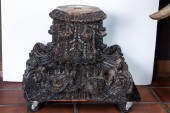 A MONUMENTAL CARVED CORINTHIAN