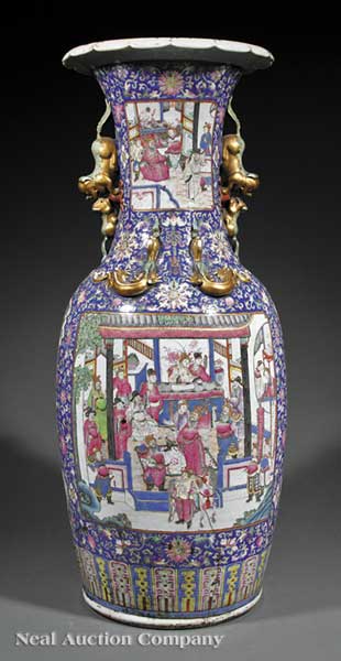 A Monumental Chinese Famille Rose
