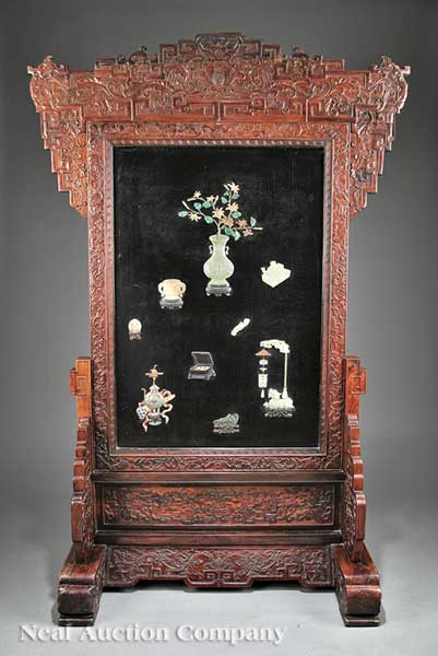 A Monumental Chinese Jade Hardstone
