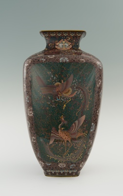 A Monumental Cloisonne Vase Meiji