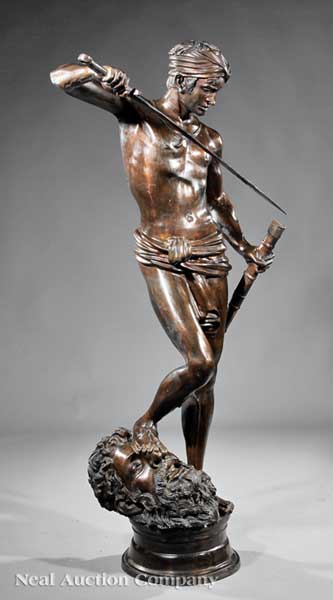 A Monumental Continental Bronze