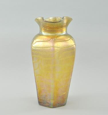 A Monumental Iridescent Glass