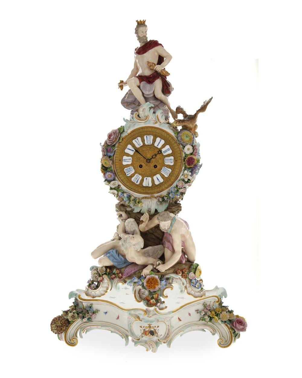 A MONUMENTAL MEISSEN PORCELAIN