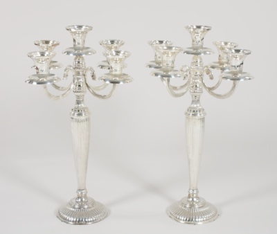 A Monumental Pair of Silver