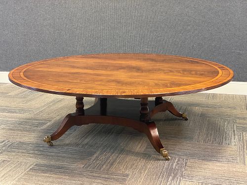 A MONUMENTAL REGENCY STYLE MAHOGANY